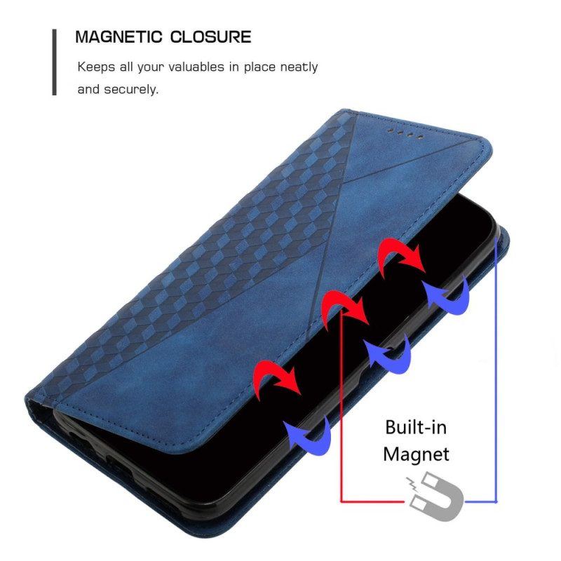 Schutzhülle Für Oppo Reno 8 Flip Case Kubischer Stil