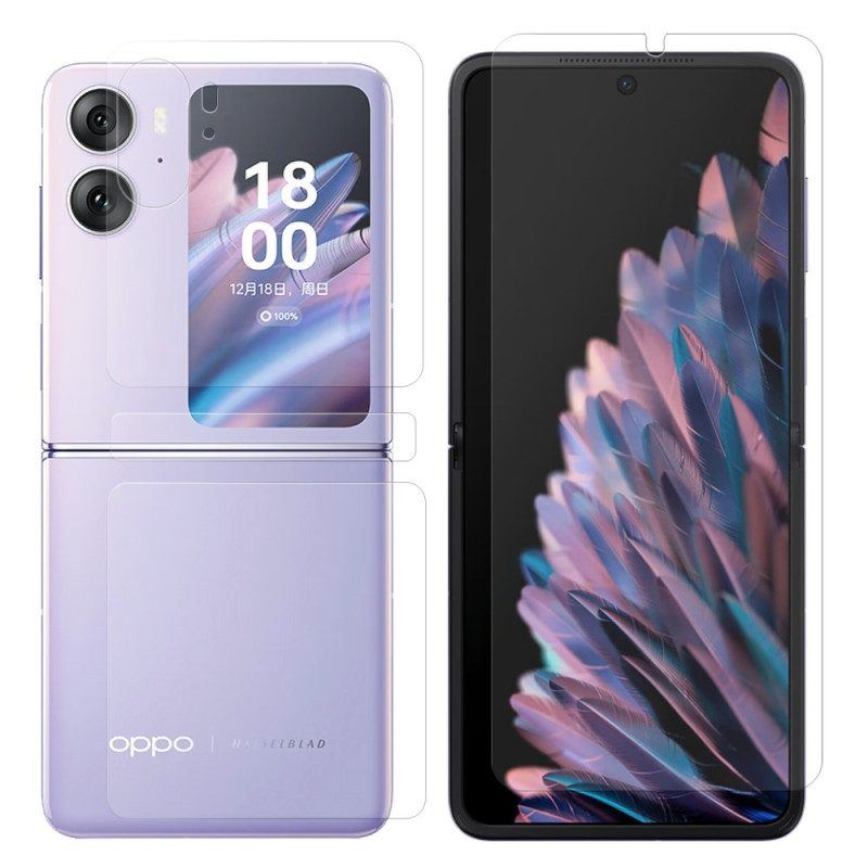 Display- Und Rückseitenschutzfolie Für Oppo Find N2 Flip