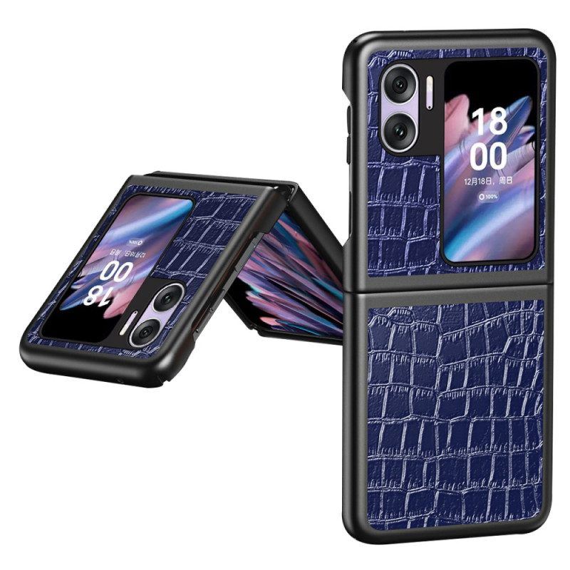 Handyhülle Für Oppo Find N2 Flip Flip Case Krokodil-textur