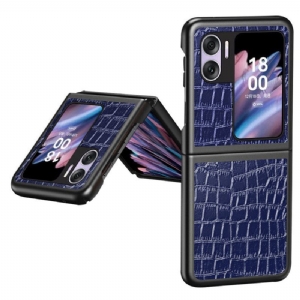 Handyhülle Für Oppo Find N2 Flip Flip Case Krokodil-textur