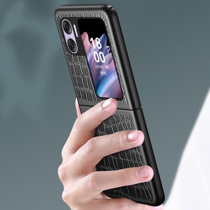 Handyhülle Für Oppo Find N2 Flip Flip Case Krokodil-textur