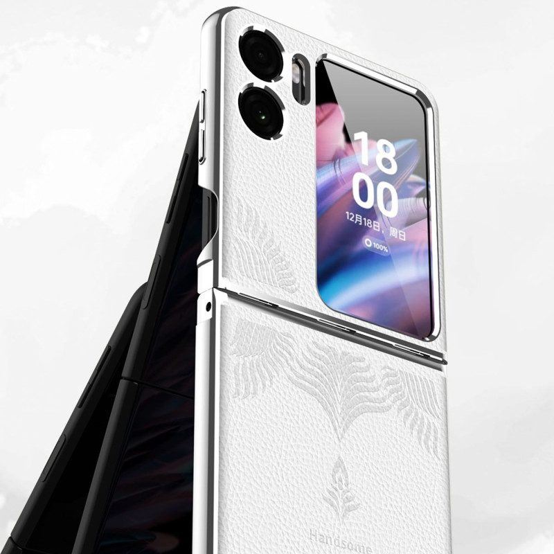 Hülle Für Oppo Find N2 Flip Flip Case Litschi-leder-stil