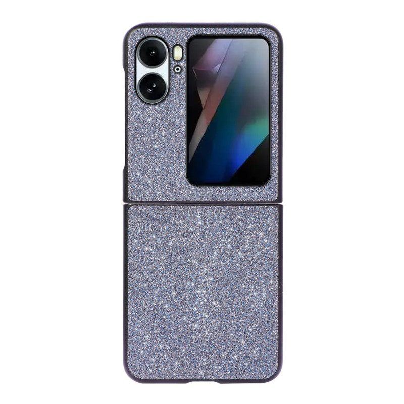 Hülle Für Oppo Find N2 Flip Flip Case Pailletten Aus Kunstleder