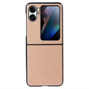 Hülle Für Oppo Find N2 Flip Flip Case Stil: Leder In Holzoptik