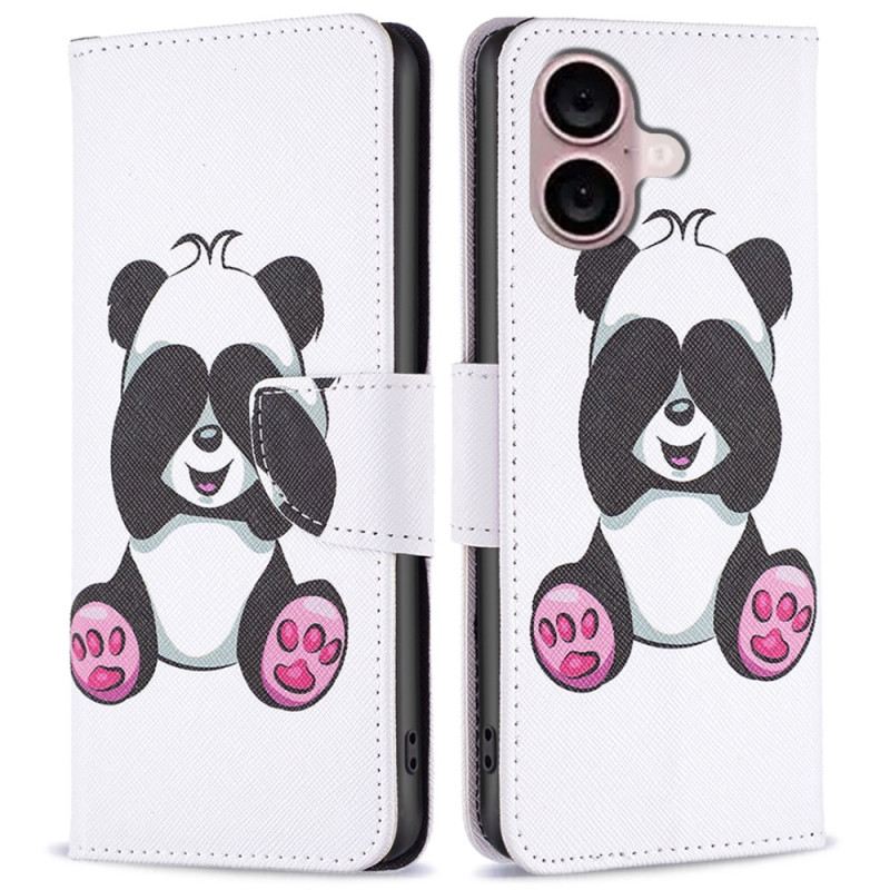 Lederhüllen Für iPhone 16 Panda