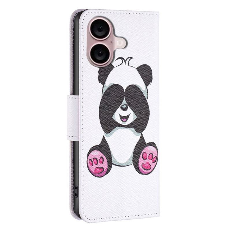 Lederhüllen Für iPhone 16 Panda