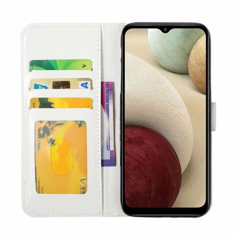 Flip Case Für Samsung Galaxy A12 Ananas