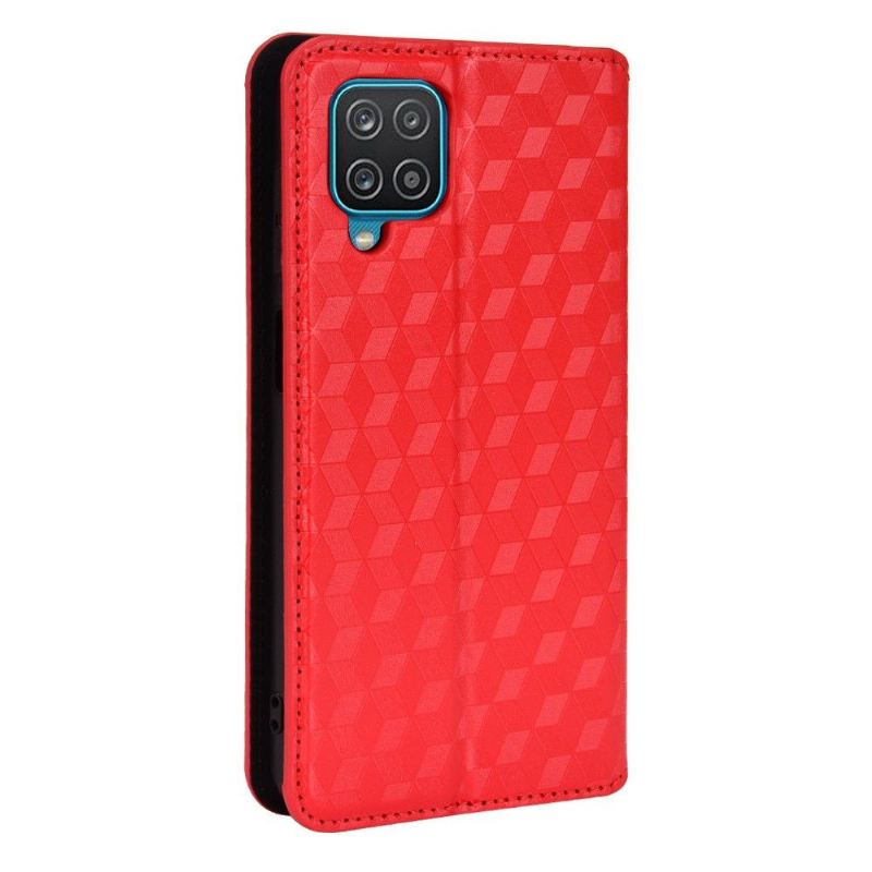 Flip Case Für Samsung Galaxy A12 Flip Case Entwurfsgeometrie