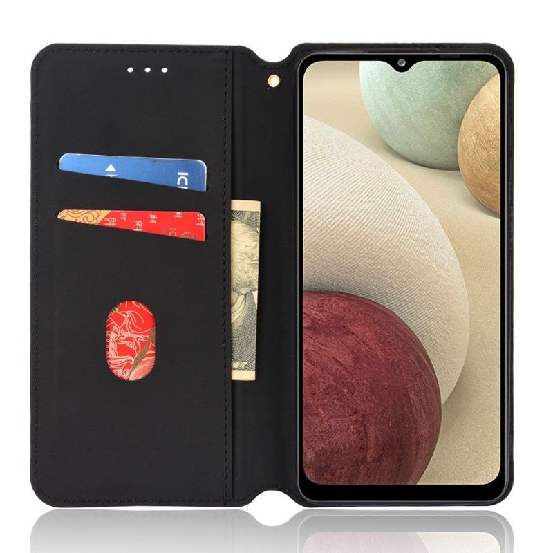 Flip Case Für Samsung Galaxy A12 Flip Case Entwurfsgeometrie