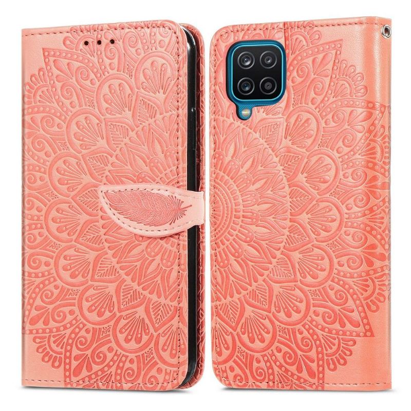 Flip Case Für Samsung Galaxy A12 Mandalablatt