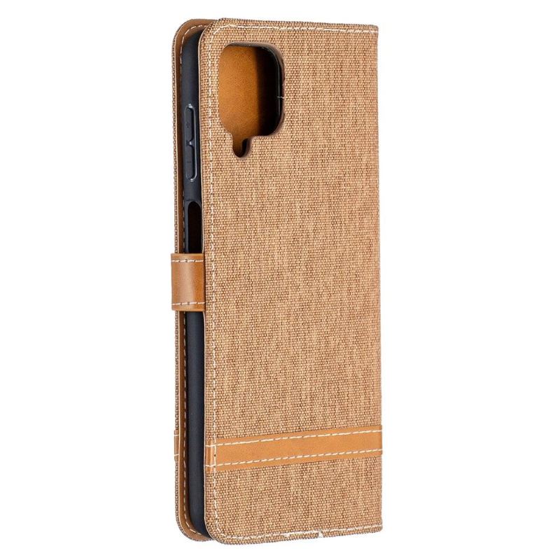 Flip Case Für Samsung Galaxy A12 Stoffbezug