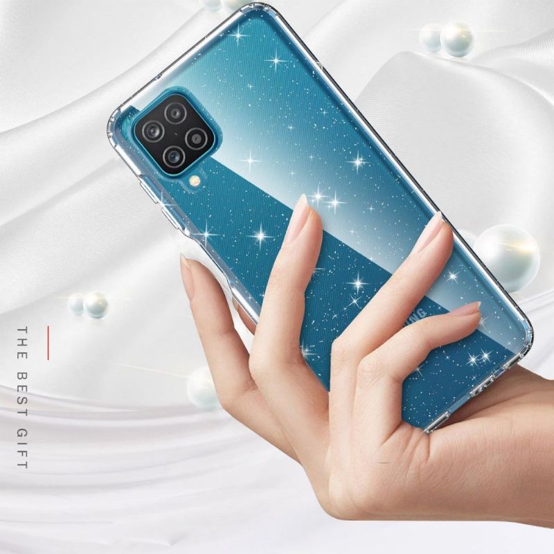 Handyhülle Für Samsung Galaxy A12 Glamouröser Glitzer