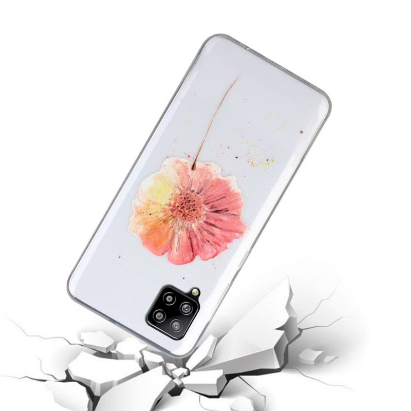 Hülle Für Samsung Galaxy A12 Aquarell Blume