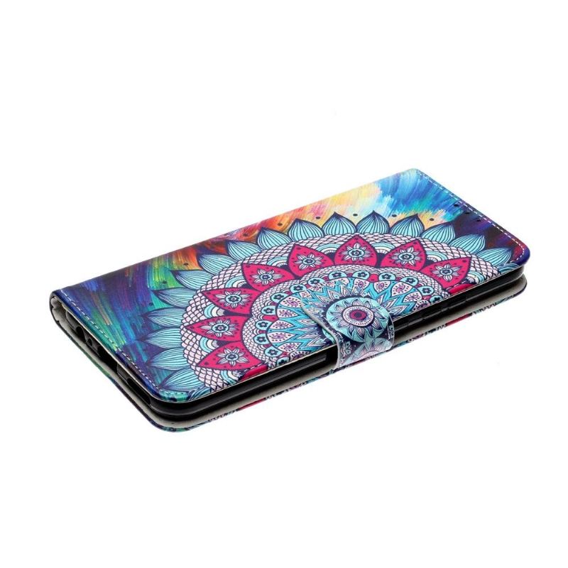 Lederhüllen Für Samsung Galaxy A12 Schutzhülle Blumen-mandala