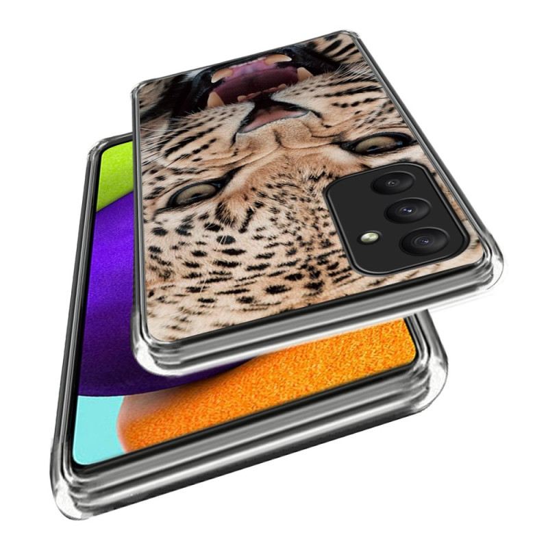 Case Für Samsung Galaxy A55 5g Mit Leopardenmuster