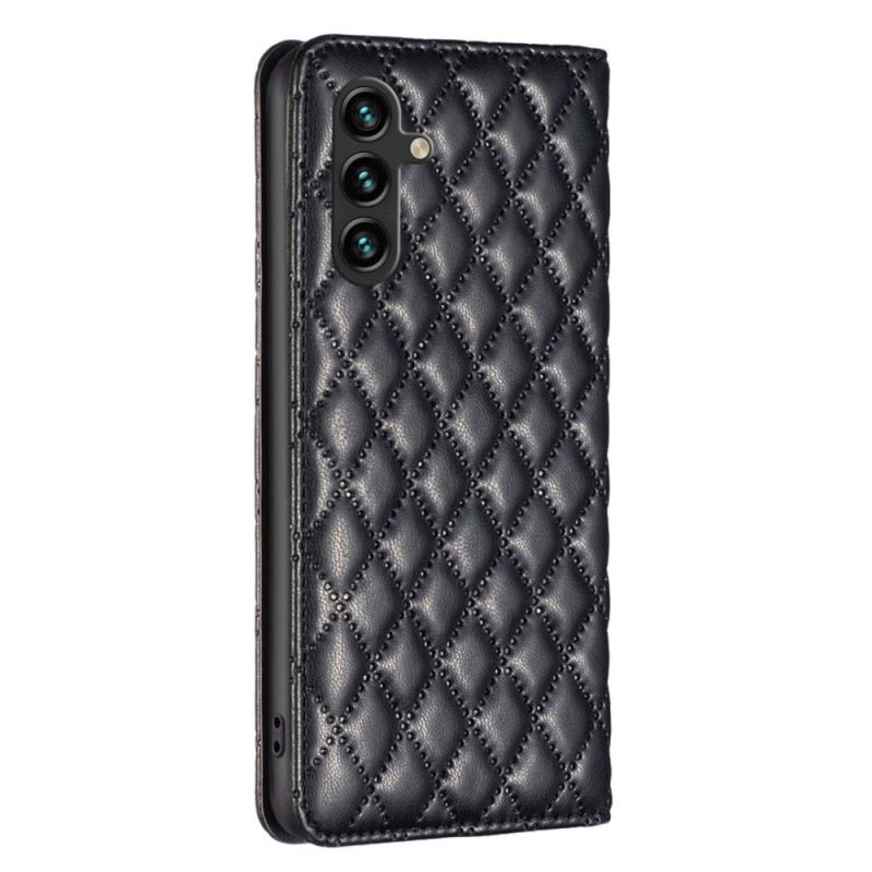 Flip Case Samsung Galaxy A55 5g Handyhülle Gesteppt Binfen Color