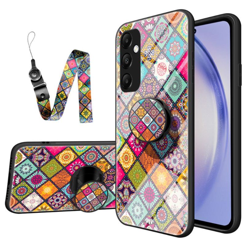 Hülle Samsung Galaxy A55 5g Handyhülle Mit Stütze Und Patchworkband