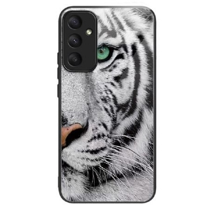 Hülle Samsung Galaxy A55 5g Handyhülle Weißes Tiger-hartglas