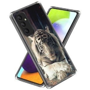 Hülle Samsung Galaxy A55 5g Weißer Tiger