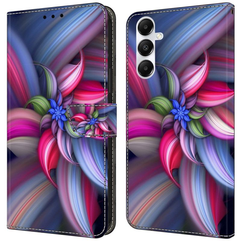 Lederhüllen Für Samsung Galaxy A55 5g Blume In Farbe