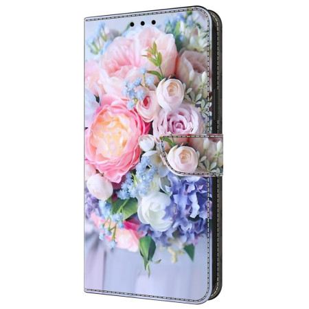 Lederhüllen Für Samsung Galaxy A55 5g Bunte Blumen