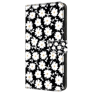 Lederhüllen Samsung Galaxy A55 5g Handyhülle Blumen