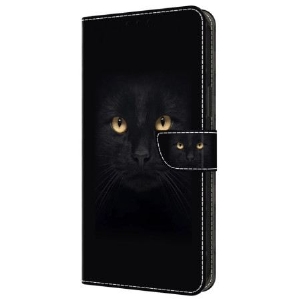 Lederhüllen Samsung Galaxy A55 5g Schwarze Katze