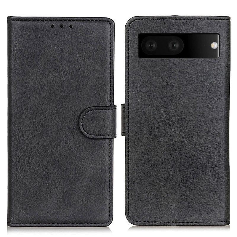 Flip Case Für Google Pixel 7 Mattes Kunstleder