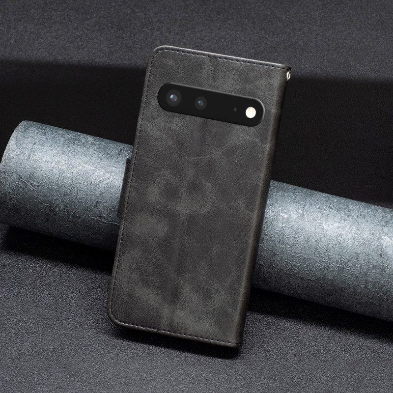 Flip Case Für Google Pixel 7 Schrägverschluss