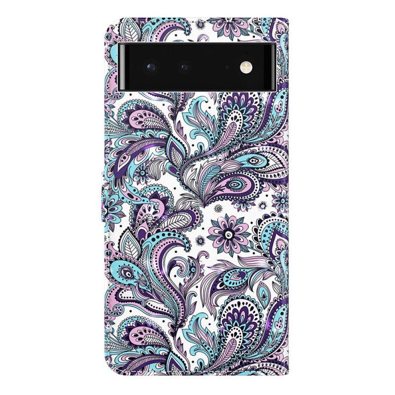 Lederhüllen Für Google Pixel 7 Paisley