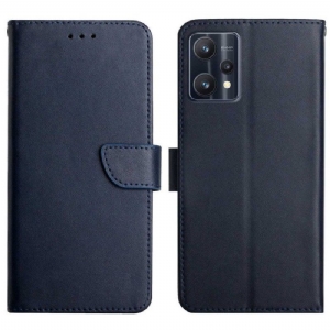 Flip Case Für Realme 9 Echtes Nappaleder