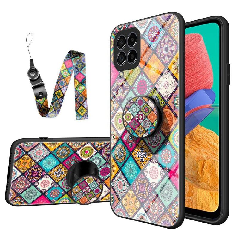 Hülle Für Samsung Galaxy M33 5G Mandala-kaleidoskop Mit Ständer