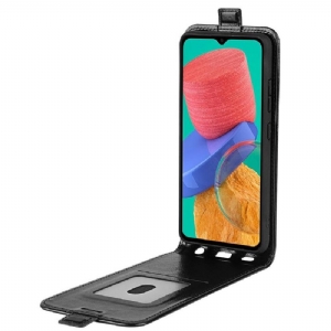 Lederhüllen Für Samsung Galaxy M33 5G Flip Case Vertikales Kunstleder