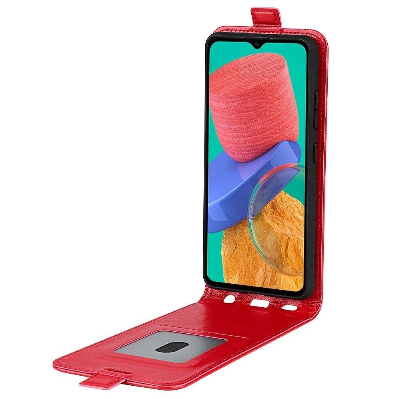 Lederhüllen Für Samsung Galaxy M33 5G Flip Case Vertikales Kunstleder