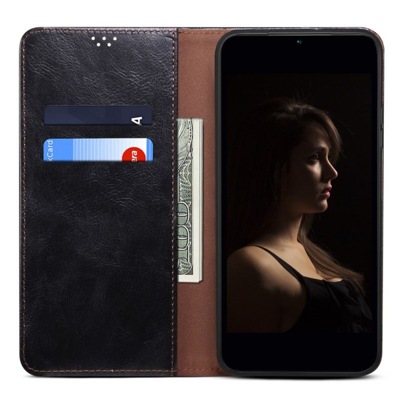 Flip Case Für Xiaomi Redmi Note 13 5g Gewachstes Kunstleder