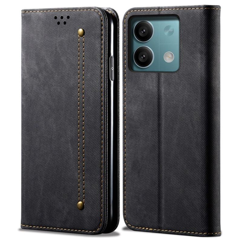 Flip Case Für Xiaomi Redmi Note 13 5g Jeanns-stoff