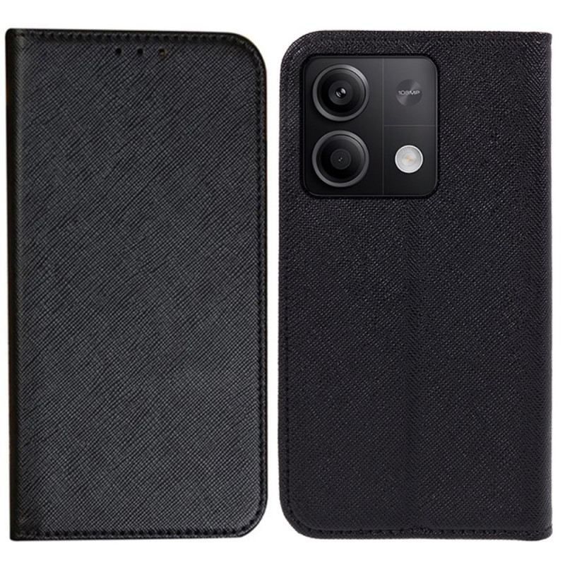 Flip Case Xiaomi Redmi Note 13 5g Handyhülle Kreuztextur