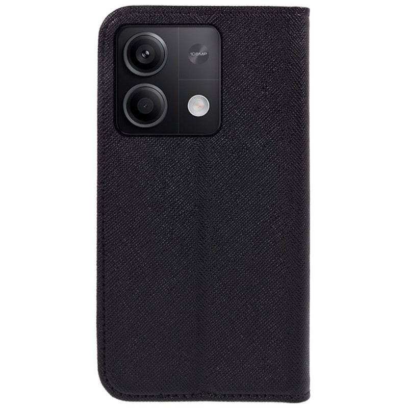 Flip Case Xiaomi Redmi Note 13 5g Handyhülle Kreuztextur