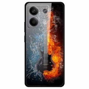 Hülle Xiaomi Redmi Note 13 5g Gitarre Aus Gehärtetem Glas Aus Eis Und Feuer