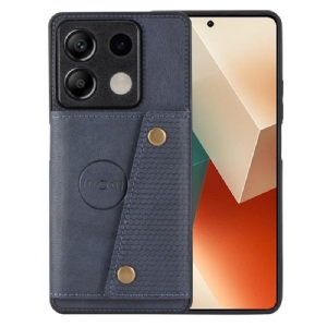 Hülle Xiaomi Redmi Note 13 5g Handyhülle Kartenetui In Lederoptik