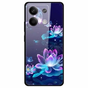 Hülle Xiaomi Redmi Note 13 5g Leuchtendes Lotus-hartglas