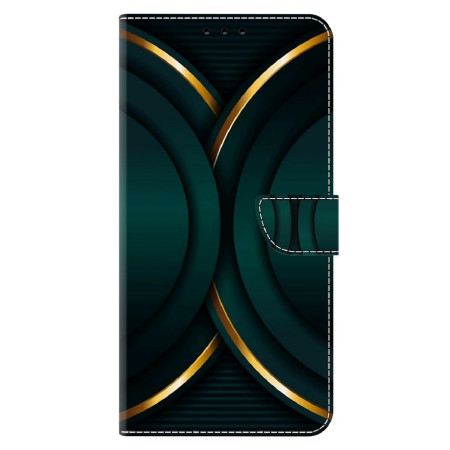 Lederhüllen Xiaomi Redmi Note 13 5g Handyhülle Goldener Umriss