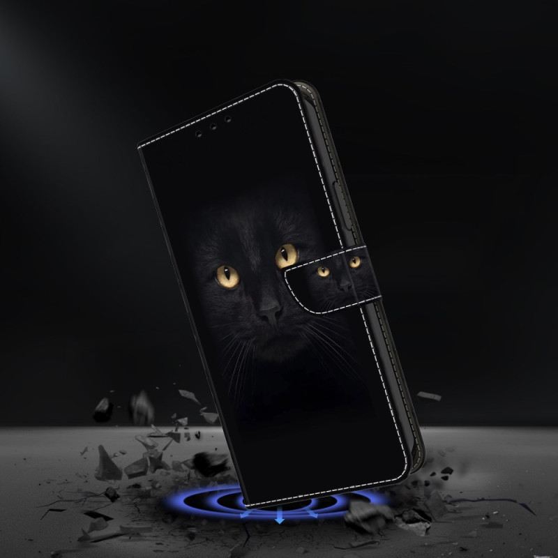 Lederhüllen Xiaomi Redmi Note 13 5g Schwarze Katze