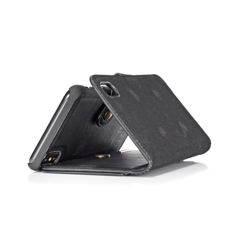 Hülle Flip Case Für iPhone XS Max Schutzhülle 2 in 1 Abnehmbar