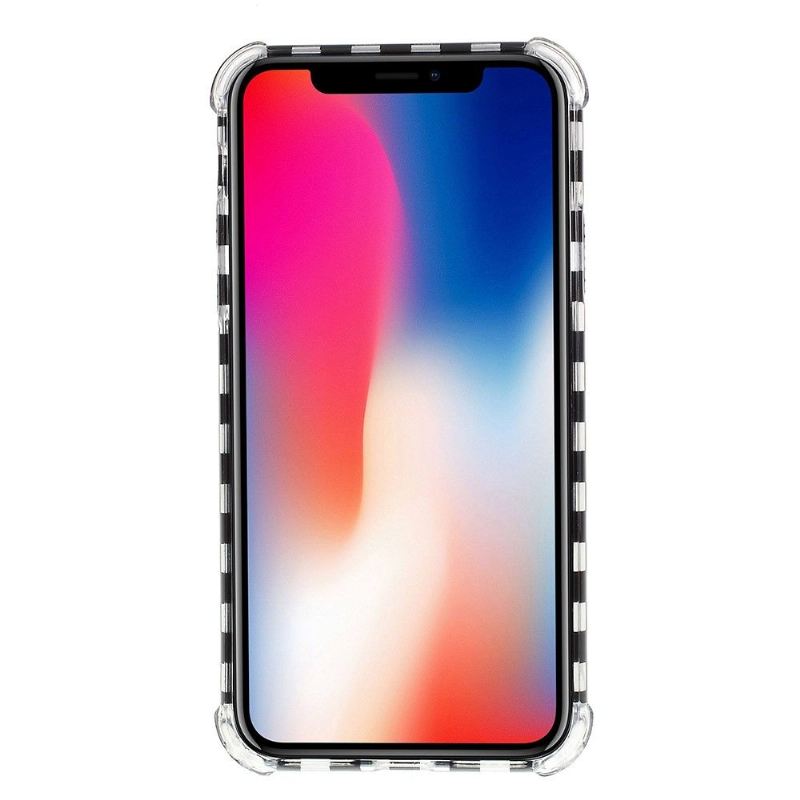 Hülle Für iPhone XS Max Karierte Pailletten