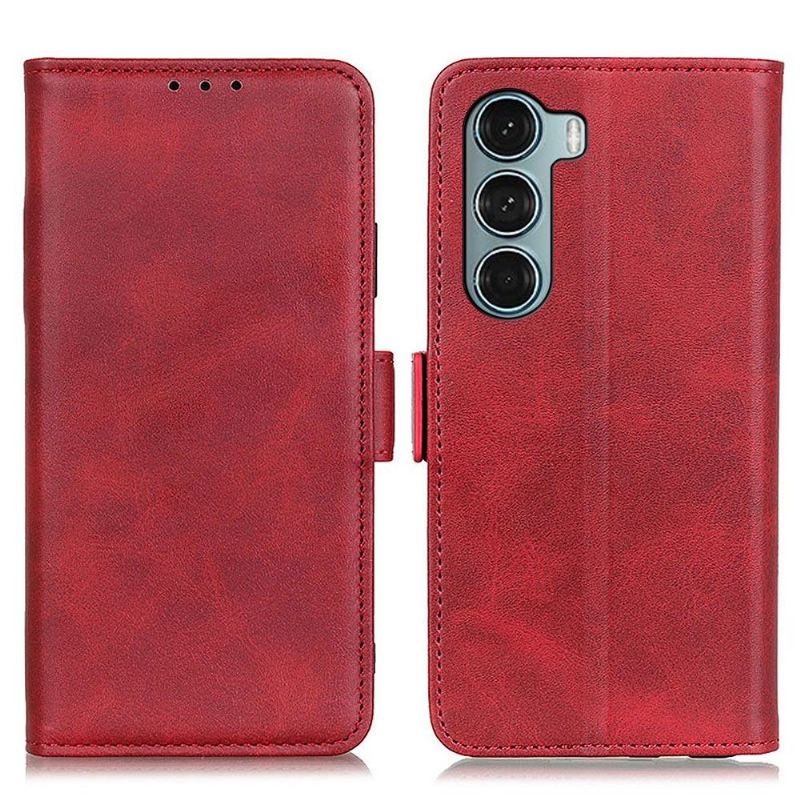 Case Für Motorola Moto G200 5G Geldbörse Mattes Kunstleder