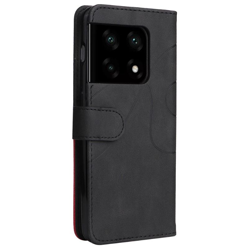 Flip Case Für OnePlus 10 Pro Bicolor Künstlerisch