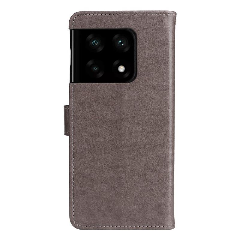 Flip Case Für OnePlus 10 Pro Katzenabbildung