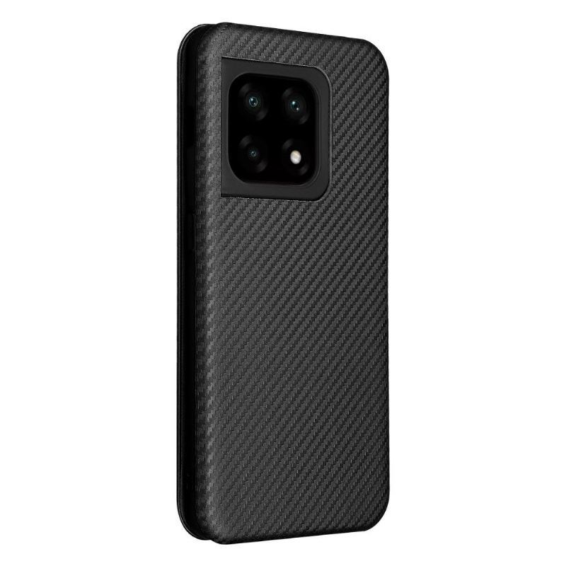 Flip Case Für OnePlus 10 Pro Kohlefaser-kunstleder