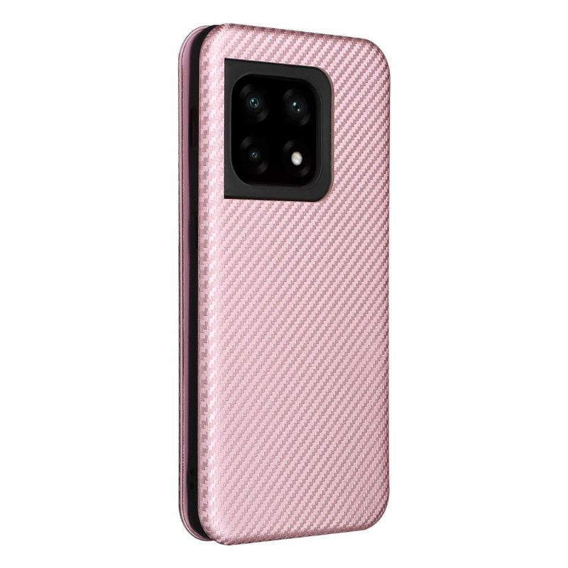 Flip Case Für OnePlus 10 Pro Kohlefaser-kunstleder